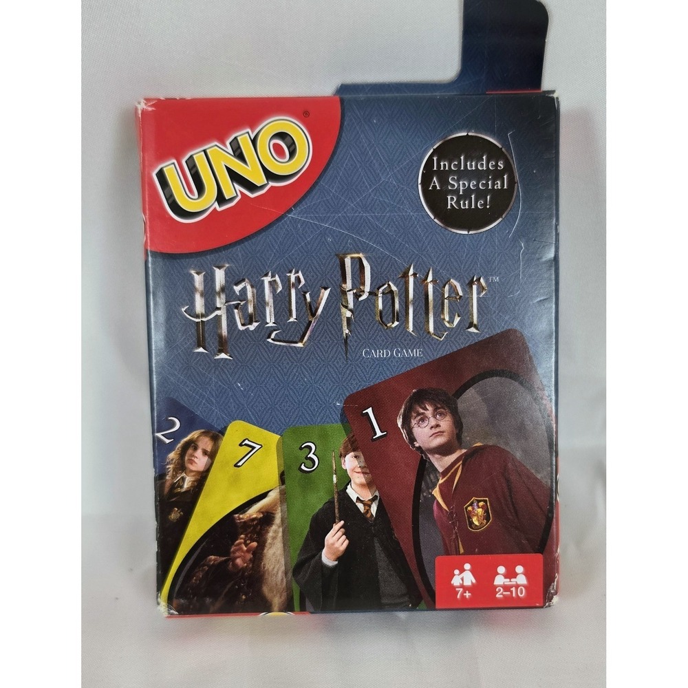 Harry Potter Uno Card Game | Includes a Special Rule | New in Damaged Box
